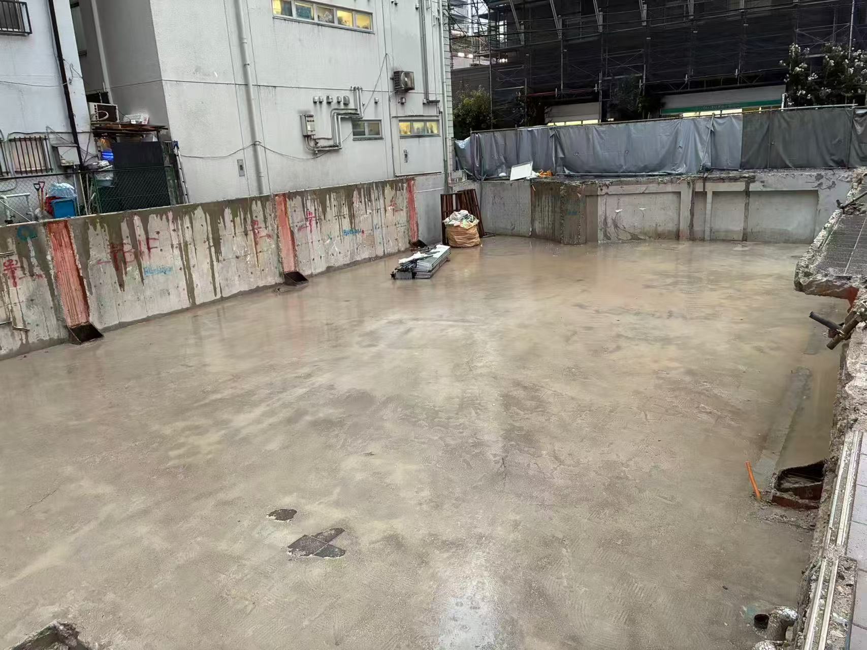 大型建物解体後